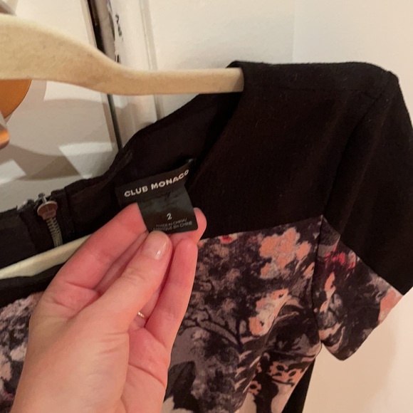 Club Monaco Floral Dress Sz 2 - Picture 8 of 8